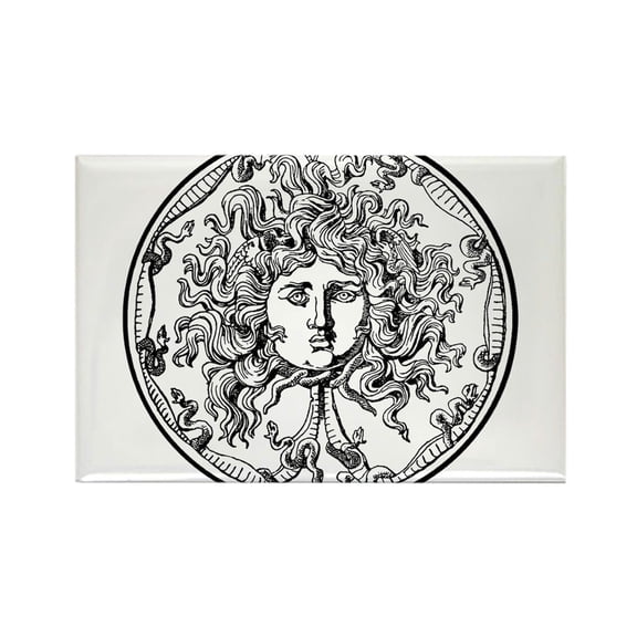 CafePress - Medusa - Rectangle Magnet, 2"x3" Refrigerator Magnet
