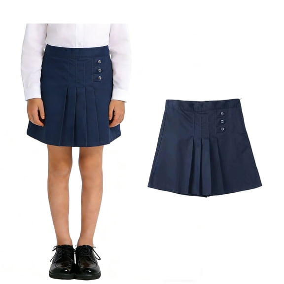 Uniform Skirts Pleated Skirt Navy Girls School Uniform School Clothes for Girls 15-16 Years