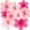 Light Pink,Pink,Rose Red, variant on FWSA WRAPS Pastel Paper Flowers Decorations For Wall,Hanging Fans Floral Backdrop Decoration,Set of 9 Blue,Pink,Purple,Yellow