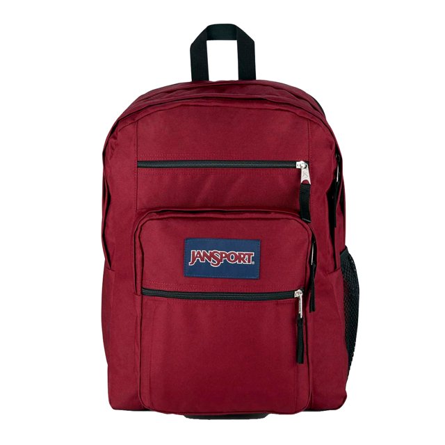 Mochila JanSport Big Student en Rojo Russet con Compartimento para Laptop de 15"
