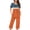 Orange women plus size 2 piece set a1, variant on Cagogo Women Plus Size 2 Piece Set Round Neck Short Sleeve Tshirt Crop Capris Casual Lounge Sets Solid Matching Outfits Summer Cruise Airport Travel Clothes, Light Blue M