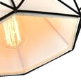thumbnail image 2 of CWI Lighting Diamond 1 Light Down Contemporary Metal Pendant in Black, 2 of 8