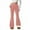 Pink, variant on Womens Fleece Lined Flare Leggings Winter Warm High Waisted Pants for Cold Weather Thermal Flared Trousers, M