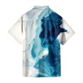 thumbnail image 4 of Hawaiian Shirt For Men, Men's Vintage Button Down Bowling Shirts Short Sleeve Summer Beach ShirtM, 4 of 5