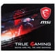 thumbnail image 1 of Mouse Pad Gamer MSI True Gaming 31x28cm Color negro Material 100% caucho, 1 of 4