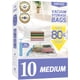 thumbnail image 1 of Bolsas de almacenamiento al vacío Dipoo, paquete de 10 unidades, tamaño mediano, con bomba manual, 1 of 7