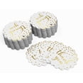 thumbnail image 3 of Inkdotpot 50 Pack Thank You Bridal Shower Favor Paper Tags Craft Real Gold Foil Hang Tags, 3 of 6