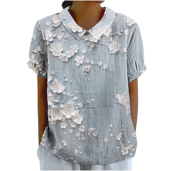 Summer Tops for Women 2025 Trendy, Plus Size Shirts for Women 4X Women Workout Tops Loose Womens White Tunic Tops Dressy Casual Try Before You Buy my orders