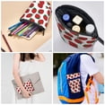thumbnail image 5 of Kdxio Telescopic Pencil Bag Pen Holder Stationery Case,Stand-up Retractable Transformer Bag Organizer for Christmas Holiday(Hand Drawn Strawberry), 5 of 6