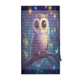 thumbnail image 4 of 3d Cartoon Style Owl Door Curtain 25x40in Privacy Mesh with UV Protection Tie Back Rod Pockets, 4 of 10