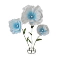 thumbnail image 1 of Flores enormes para decoración de bodas con soporte. Flores multifuncionales para bodas. Azul claro, 1 of 9