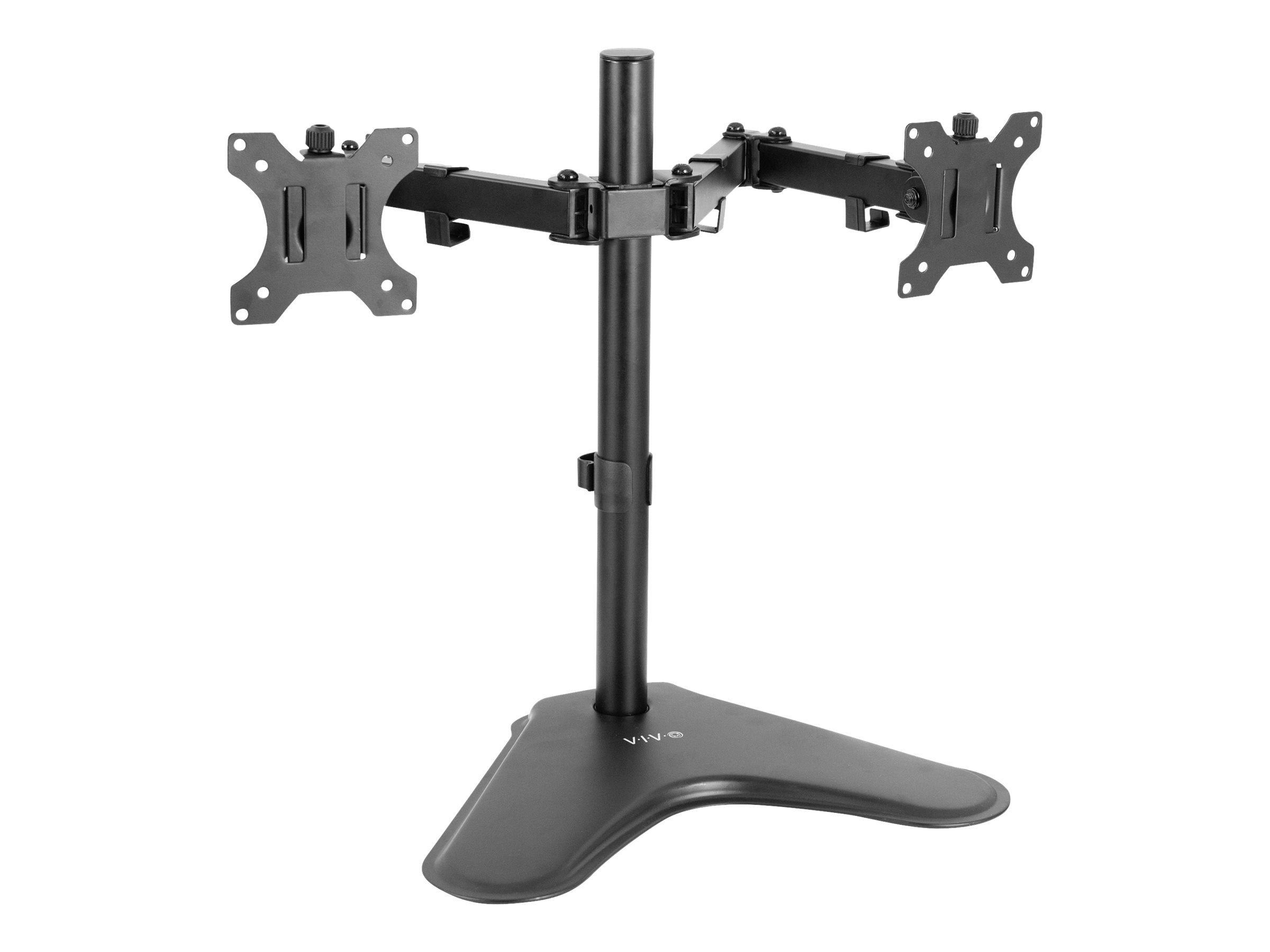 VIVO Full Motion Dual Monitor FreeStanding Desk Stand VESA Mount