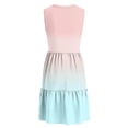 thumbnail image 7 of Lovzfmll Women's Sundress, V-Neck Sleeveless with Button, Casual Vacation Mid-Length Dress Multicolor, L, 7 of 7