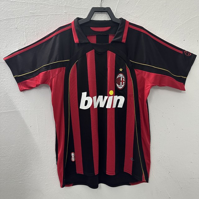 0607 Retro Ac Home. Football Classic Jersey