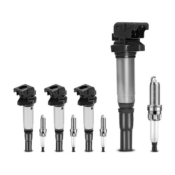 Ignition Coil and Spark Plug Kit 8 - Compatible with 2011 - 2016 Mini Cooper Countryman 1.6L 4-Cylinder 2012 2013 2014 2015