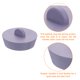 thumbnail image 4 of Uxcell 2Pcs Tapón de Drenaje de Goma para Bañera Tapón de Drenaje de Goma Gris de 1-3/4 Pulgadas a 2 Pulgadas, 4 of 6