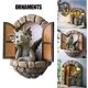 thumbnail image 3 of Wosthever Figuritas en miniatura de dinosaurio para meditación, estatuas de jardín para puerta y ventana, escultura, decoración de patio, accesorios de Decoración del hogar balcón Wosthever HA042846-01, 3 of 6