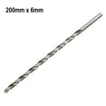 thumbnail image 1 of BTOER Foret Droit Extra-long de 20cm, Outil d'Ouverture de Trous en Acier Inoxydable, 1 of 7