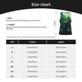 thumbnail image 4 of Balery Green Night Sky Moon Branches Pattern Men's Workout Tank Top Gym Muscle Tee Fitness Bodybuilding Sleeveless T Shirt Quick Dry Fit Muscle Tank Top Slim-Fit Tank-3X-Large, 4 of 7