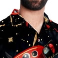 thumbnail image 5 of Seven Starred Ladybird Men's Short Sleeve Beach Shirts, Casual Poplin Button Down Shirt, Summer Casual Printed Unisex Shirts, 5 of 6