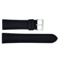thumbnail image 1 of Rhein Fils Switzerland Black Waterproof Leather 20mm Watch Strap, 1 of 1