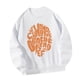 thumbnail image 5 of Sudadera para mujer, conjunto de jersey, ajuste holgado, estampado, elegante, cuello redondo, sudadera de manga larga, Tops para vacaciones, compras, M Yinane Camisa de entrenamiento, 5 of 8