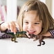 thumbnail image 5 of Figura conmemorativa de dinosaurio pintada a mano, regalo para niño, figura sólida pintada a mano, figura coleccionable, juguete educativo, marco de metal, para dormitorio., 5 of 7