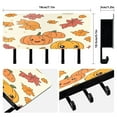 thumbnail image 2 of Stylish Acrylic Key Holder Wall Mount small shelf with hooks Decorative & Functional for Home Organization Pumpkins and Autumn Leaves, 2 of 6