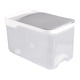 thumbnail image 1 of Contenedor grande para almacenar arroz y harina de cereales de 10 kg para la cocina. gris, 1 of 9