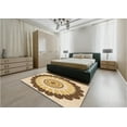 thumbnail image 5 of Ahgly Company Machine Washable Indoor Rectangle Transitional Brown Gold Area Rugs, 8' x 10', 5 of 7