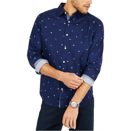 Nautica Mens Classic Fit Oxford Button Up Shirt