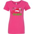 thumbnail image 3 of Inktastic Nana Claus with Christmas Santa Hat and Snowflakes Women's T-Shirt, 3 of 5