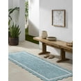 thumbnail image 7 of Hauteloom Varro Living Room, Bedroom Patio Outdoor Area Rug - Traditional - Aqua, Cream - 2'4" x 3'9", 7 of 7