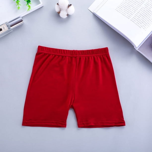 Pantalones de seguridad para niñas, pantalones cortos anti luz de color caramelo para niños, pantalones de seguridad para niñas, ropa interior de boxeo para bebés