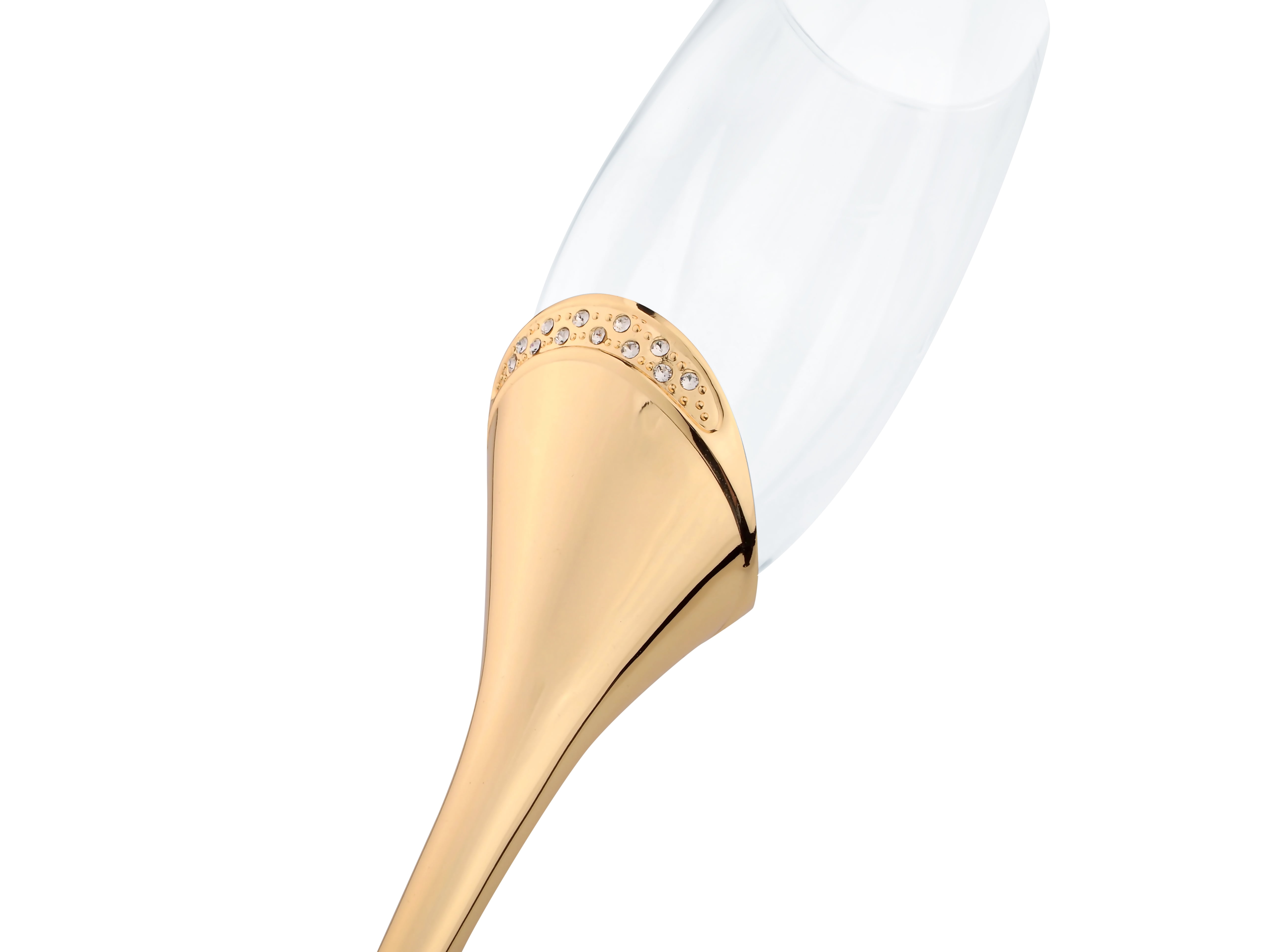 Unik Occasions Regal Collection Toasting Flutes in Gold