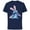 Navy, variant on Stitch in Easter Bunny Costume with Cute Fuzzy Friend - Short Sleeve Cotton T-Shirt for Adults - Customized-Charcoal