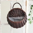 thumbnail image 4 of Cesta tejida de mimbre hecha a manocontenedor de flores secas montado en la pareddecoración de jardín Ndcxsfigh Para estrenar, 4 of 9