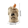 thumbnail image 3 of YANHAIGONG 2024 Halloween Decorations,Halloween Festive Elements Mini Resin Pumpkin Ghost Decorations Halloween Garden Decorations Halloween Party Gift Bag Filler Outdoor Home Garden Decorations, 3 of 5