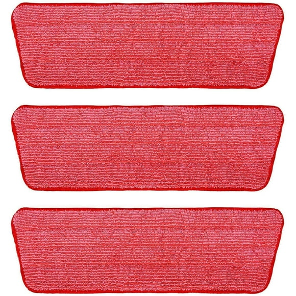 3 Paquets de Tampons de Recharge en Microfibre pour Vadrouille, Têtes de Rechange pour Vadrouille à Vaporisation Compatibles avec Rubbermaid Reveal Vaporisateur Mop, Tampons de Recharge pour Nettoyage des Planchers pour Vadrouilles Humides/sèches, Libman, Cxhome, Norwex et Bona Vops System