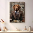 thumbnail image 2 of Doguede Bordeaux Dog Bathroom Decor - Funny Bathroom Decor Wall Art, Dog Bathroom Wall Art and Animal Canvas, Dog Bathroom Canvas, 2 of 4
