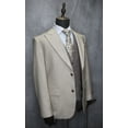 thumbnail image 3 of Men's Steve Harvey Tan Textured Modern Fit 3PC Formal Suit, 3 of 7
