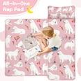 thumbnail image 4 of White Dogs and Pioneer Flower Toddler Nap Mats for Kids Preschool,Sleeping Mat Bag or Kids,Toddler Sleeping Bag,Toddler Nap Mat or Daycare, 4 of 6