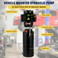thumbnail image 2 of Hydraulic Power Unit 12V  Car Lift Hydraulic Pump Power Unit, Car Lift Single Phase, Hydraulic Pumps with  Steel Tank, Car Lift Hydraulic Power Unit for Auto Repair, 2 of 7