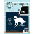thumbnail image 2 of Enjoy It Autocollant 19019CS Chien Est Bon; Prend le Temps de Jouer; Design Blanc avec Fond Noir; Vinyle; Simple, 2 of 4