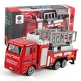 thumbnail image 1 of Juguete Juguete de ingeniería, coche de minería, camión, regalo de cumpleaños para niños, rescate de incendios AMMAO MXZZ23418A1812, 1 of 2