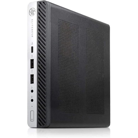 Restored HP EliteDesk 800 G4 Mini PC Intel i5 8th Gen 8GB 256GB Win11 (NO WIFI CARD)