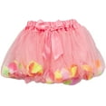 thumbnail image 1 of Wenchoice Girl's Pink & Yellow Petal Bubble Tutu - L(5T-6T), 1 of 1