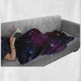 thumbnail image 6 of Space Soft Flannel Fleece Throw Blanket, 4 Comet on the Sky Stardust Meteor Shower Wish Halo Scenery, Cozy Plush for Indoor and Outdoor Use, 50" x 70", Magenta Blue, by Ambesonne, 6 of 6