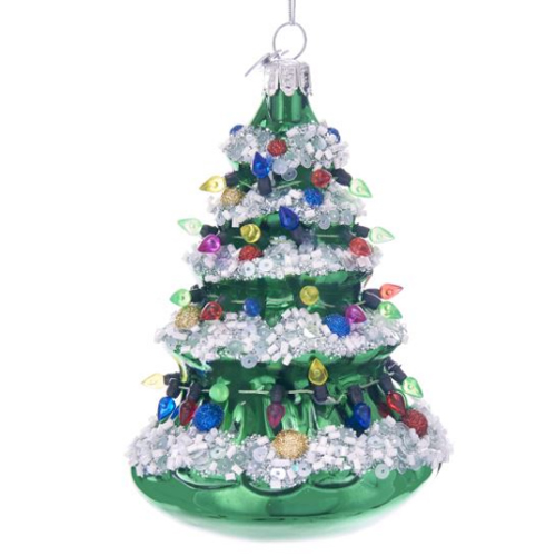 Retro Lighted Tabletop Christmas Trees Green Large Walmart Com