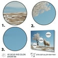 thumbnail image 3 of Designart "Sheep Minimalist silence" Animals Floater Framed Wall Art Print, 3 of 7